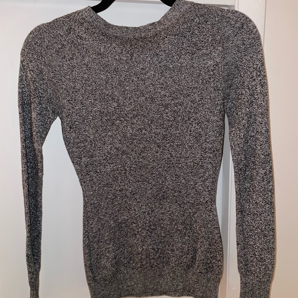 Express Gray Pullover Sweater - Picture 2 of 3